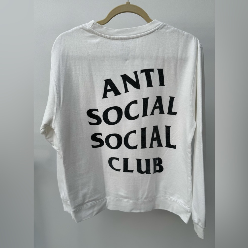 Anti Social Social Club‎ Masochism Crewneck White Size S